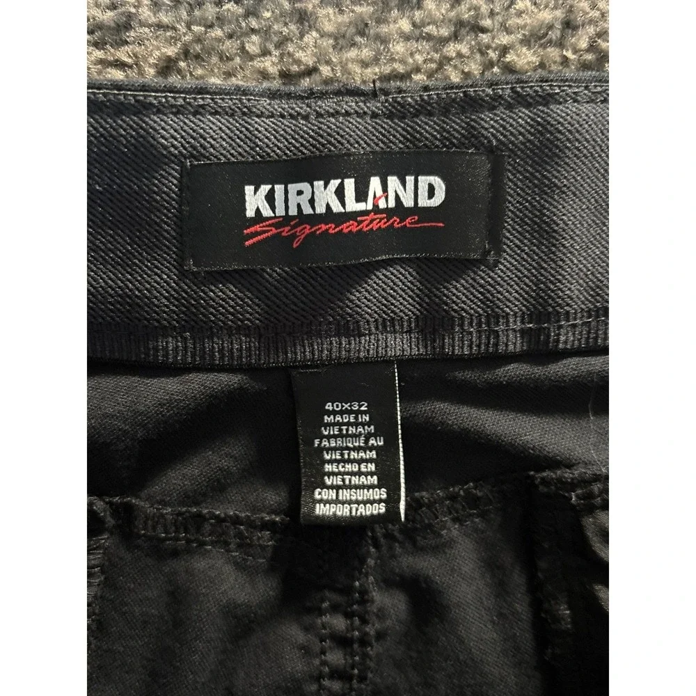 Kirkland Signature‎ Mens Performance Travel Pants Black 40x32 Technical Stretch